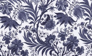 Flowers Plants Pattern Vintage Fototapet