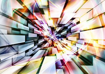 Pattern Abstract Muticolour Fototapet