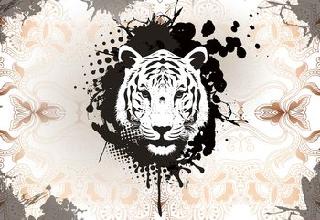 Tiger Abstract Fototapet