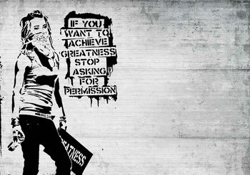Banksy Graffiti Tapéta, Fotótapéta