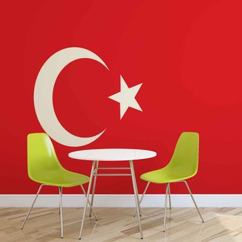 Flag Turkey Tapéta, Fotótapéta