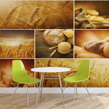 Food Bread Tapéta, Fotótapéta