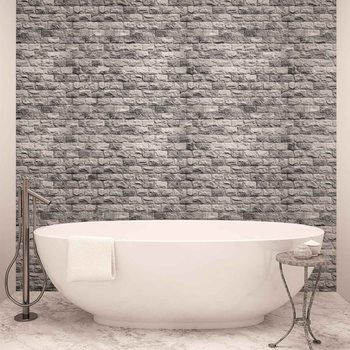 Gray Brick Wall Tapéta, Fotótapéta