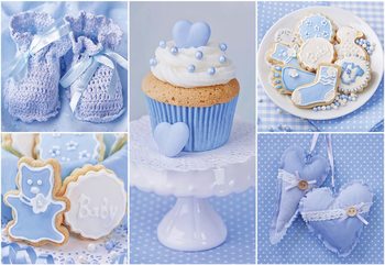 Blue Baby Things Fototapeta