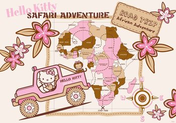 Hello Kitty Fototapeta