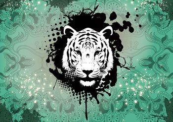 Tiger Abstract Fototapeta
