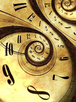 Fototapete Abstract Time Background