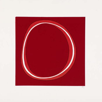 Fototapete Red Circle
