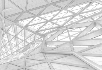 White Web Fototapete