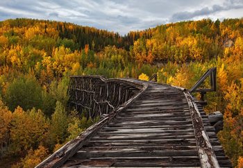 Bridge To Nowhere Fototapet