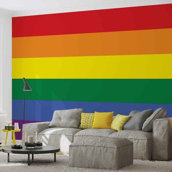 Flag Rainbow Gay Pride Fototapet