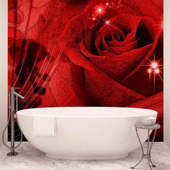 Flower Rose Abstract Fototapet