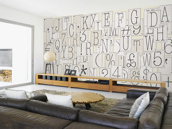 Fototapet Letters