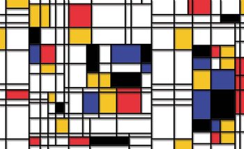 Mondrian Modern Art Fototapet