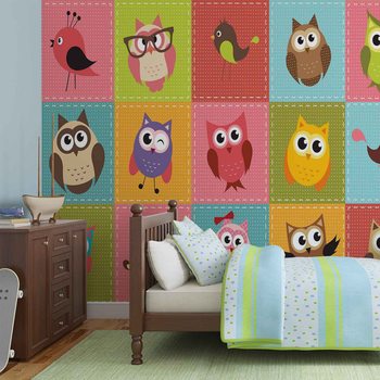 Owls Fototapet