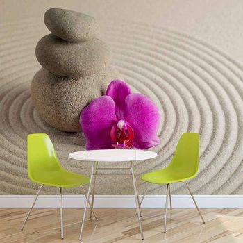 Zen Garden Flower Fototapet