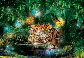 Fototapeta  Leopard v džungli