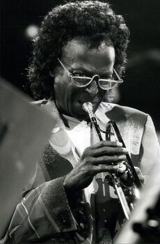 Fototapeta Miles Davis performing at the Montreux Jazz Festival, 1991