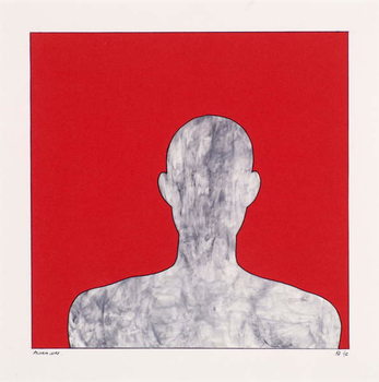 Fototapeta Pilgrim on red