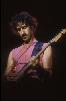 Fototapeta Portrait of rock musician Frank Zappa, 1982