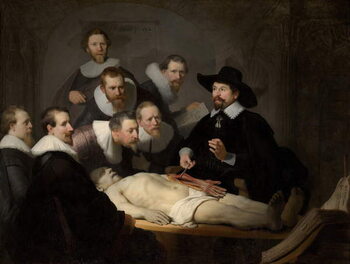 Fototapeta The Anatomy Lesson of Dr. Nicolaes Tulp, 1632