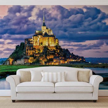 Ταπετσαρία τοιχογραφία  France Mont Saint Michel