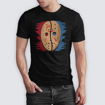T-skjorte Friday the 13th - Jason's Mask Split