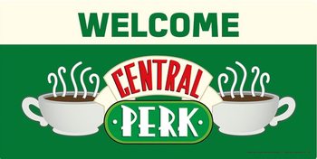 Friends - Welcome to Central Perk Metalen Wandplaat