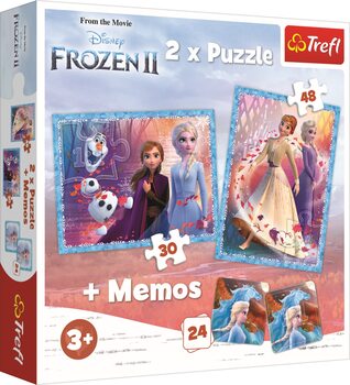 Puslespil Frost 2 2in1 + Memos