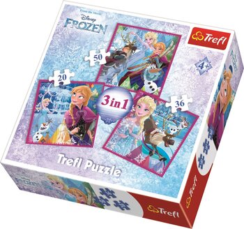Puslespil Frost 3in1