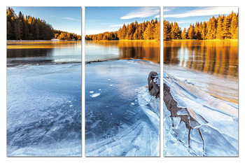 Wandbilder Frozen River in Nature