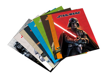 Zestaw plakatu Star Wars - Saga 9 sztuk