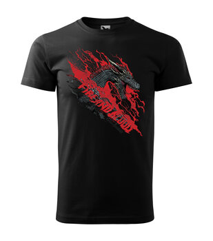 T-shirt Game of Thrones - Fire and Blood