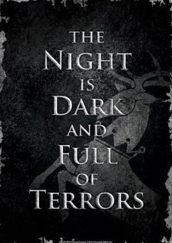 Game Of Thrones - Night Dark Metalen Wandplaat