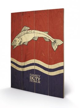 Bild auf Holz Game of Thrones - Tully