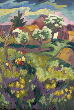 Obraz na plátně Garden of my Childhood, 2005