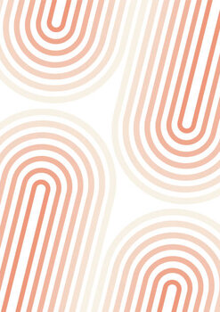 Samolepka Geometric arc dynamic background