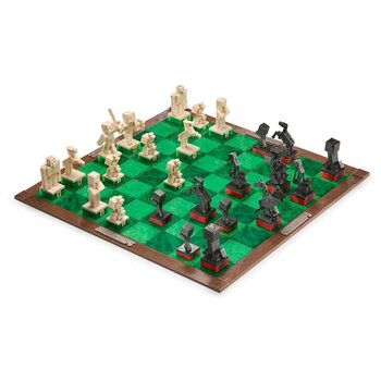 Darčekový set Chess Set Minecraft - Overworld Heroes vs Hostile Mobs