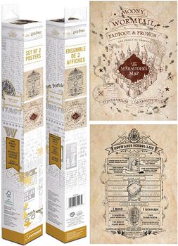 Presentaskar Harry Potter - Map and School List