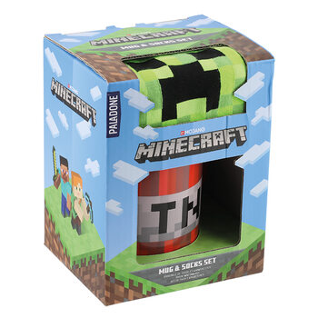 Подаръчен комплект Minecraft - Creeper and TNT