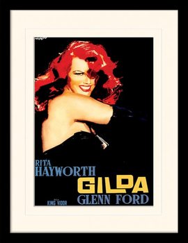 Rámovaný plakát GILDA - rita hayworth