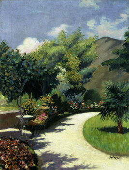 Obraz na plátně Girl in a Garden, Le Pradet; Fillette au Jardin, Le Pradet, c.1925