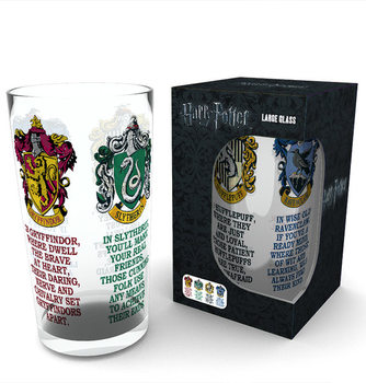 Glas Harry Potter - House Crests