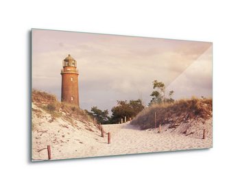 Glasbilder Pastel Lighthouse