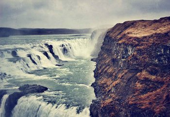 Принт стъкло  Gullfoss