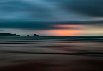 Принт стъкло  The Painted Beach