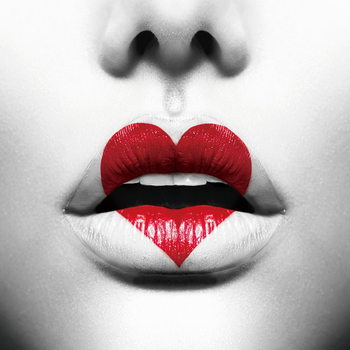 Glastavla Lips - Heart