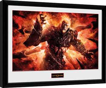 Ingelijste poster God of War - Ares