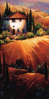 Művészeti nyomat GOLDEN TUSCANY