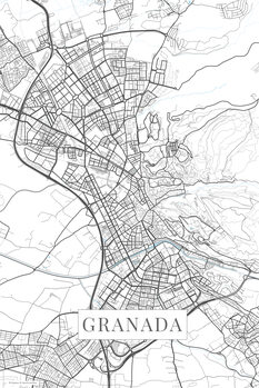 Obraz na plátně Granada white